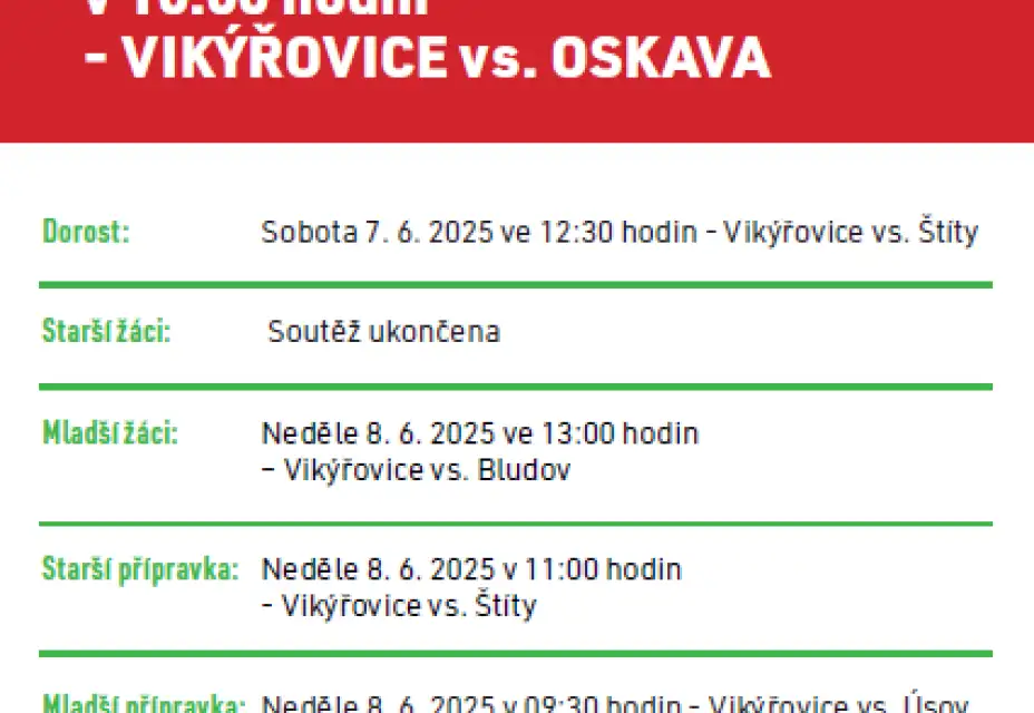VIKÝŘOVICE vs. OSKAVA