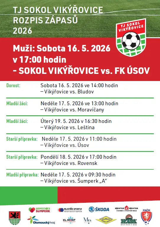 SOKOL VIKÝŘOVICE vs. FK ÚSOV