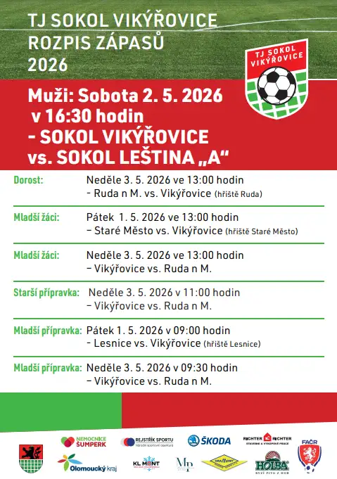SOKOL VIKÝŘOVICE vs. SOKOL LEŠTINA "A"