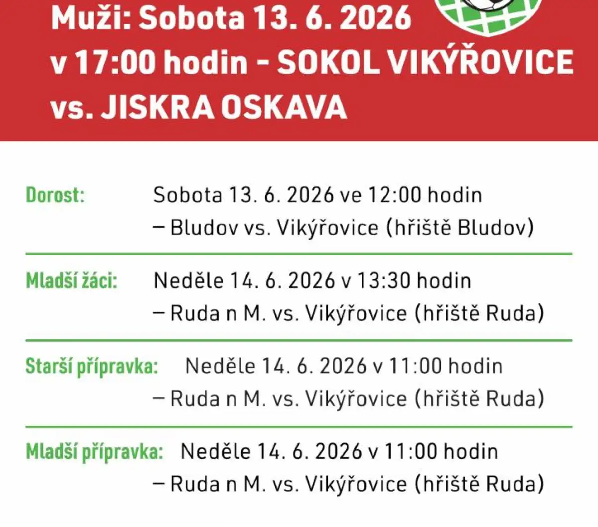 VIKÝŘOVICE vs. OSKAVA