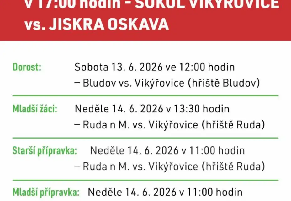 VIKÝŘOVICE vs. OSKAVA