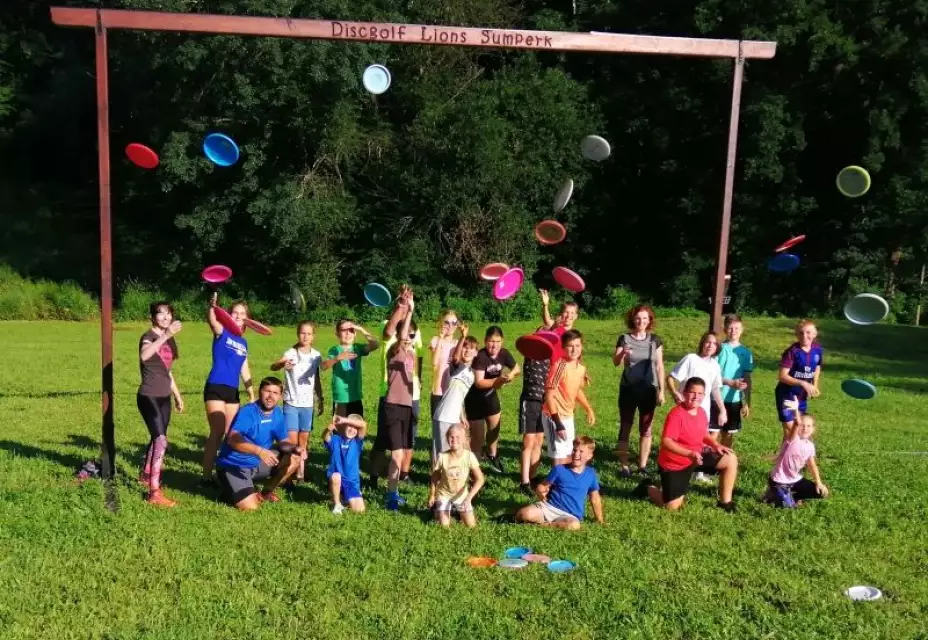Trénink na DiscGolfu v Šumperku